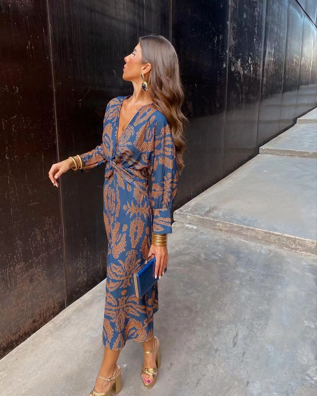 Femme™ | Elegant Knot-Front Dress