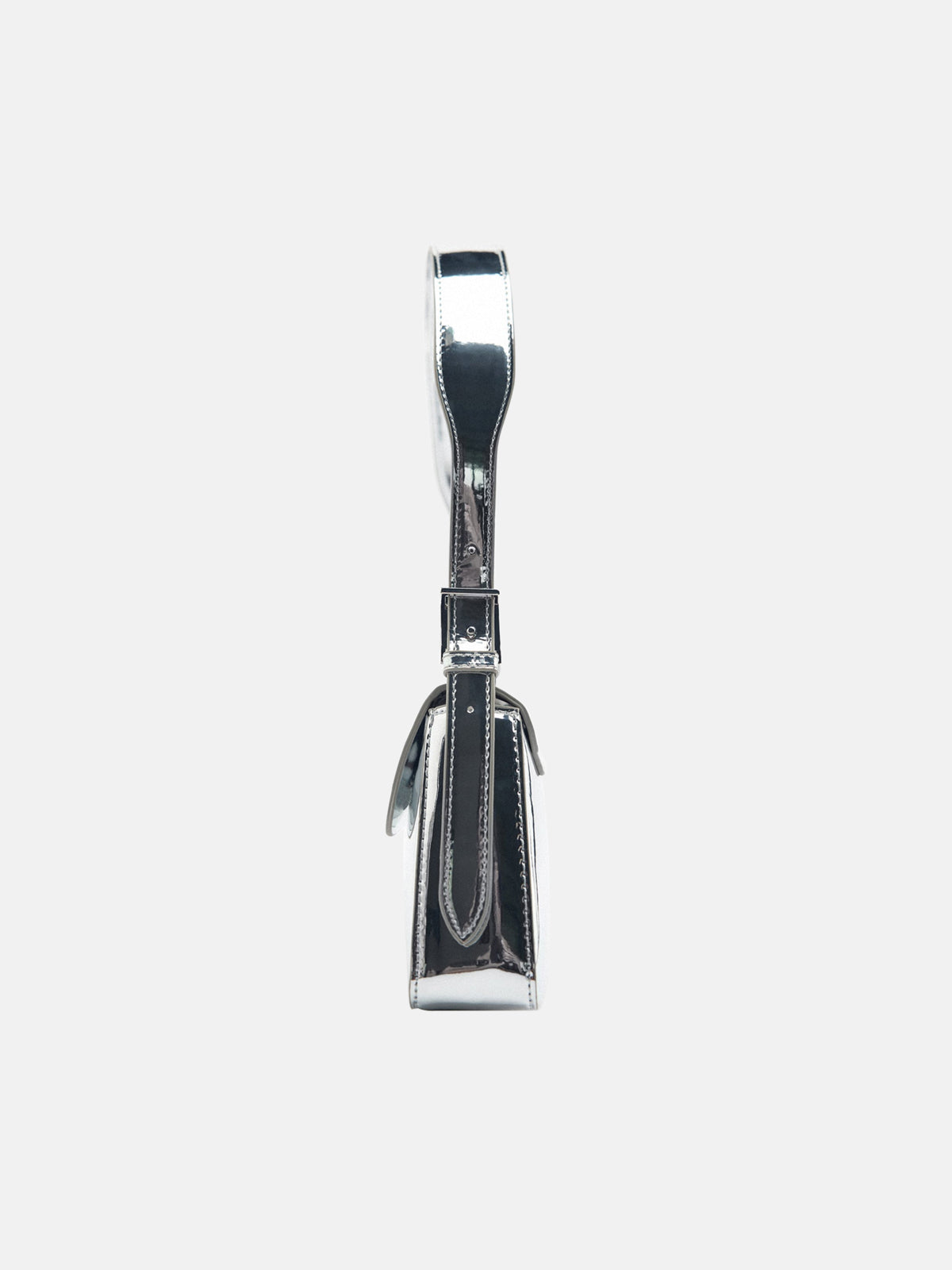 Femme™ | Metallic Lacquered Leather Shoulder Bag