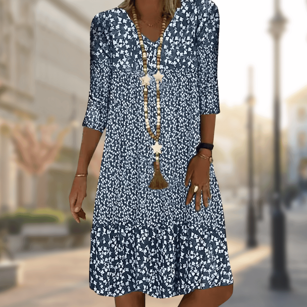 Femme™ | Floral Print Midi Dress