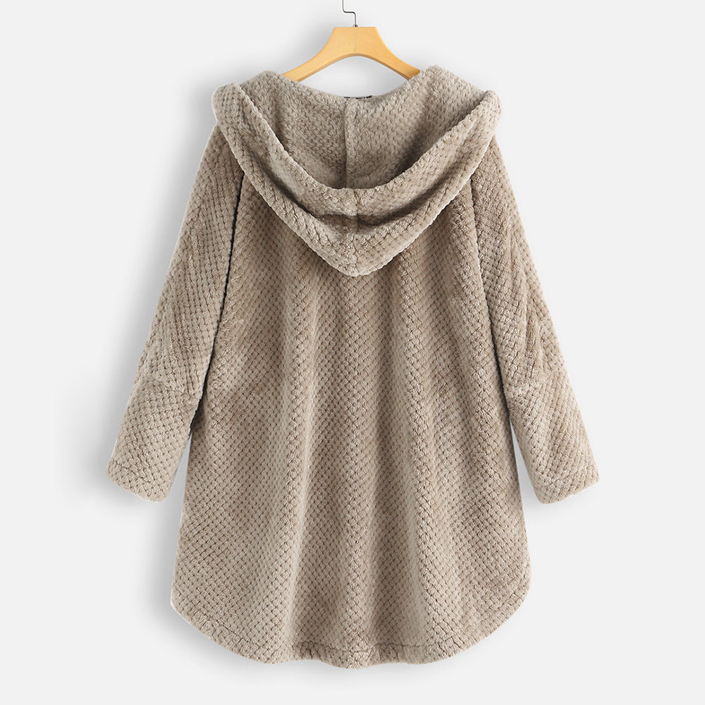 Femme™ | Winter Hooded Double-faced Fleece Coat