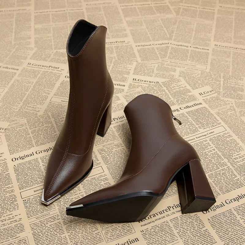 Femme™ | Chrome Tip Boots