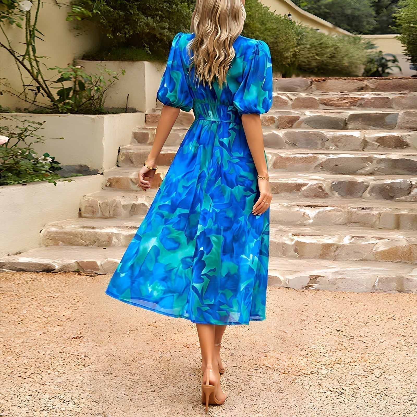 Femme™ | Floral Print Maxi Dress