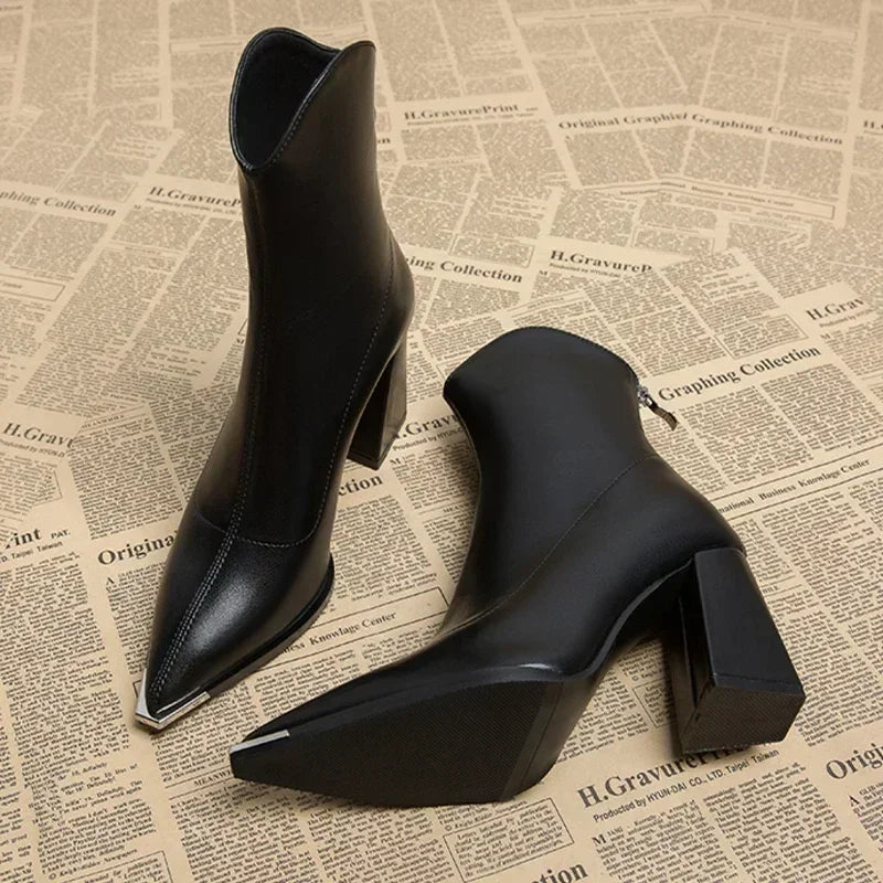 Femme™ | Chrome Tip Boots