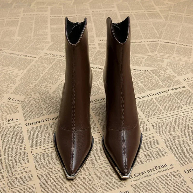 Femme™ | Chrome Tip Boots