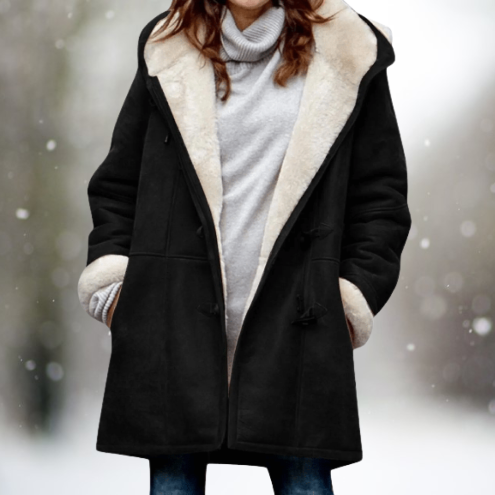 Femme™ | Premium Suede Fleece Hooded Jacket
