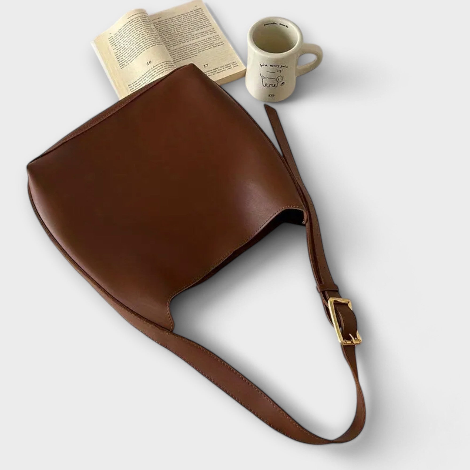 Femme™ | Elegant Leather Shoulder Bag