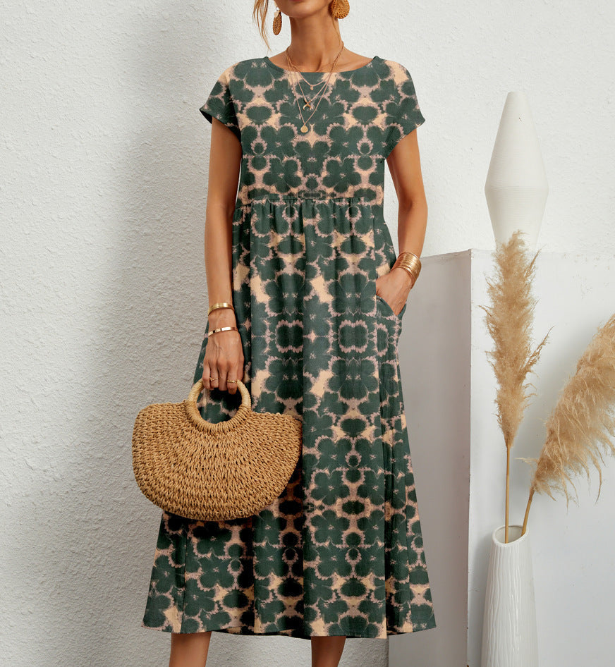 Femme™ | Floral Print Midi Dress