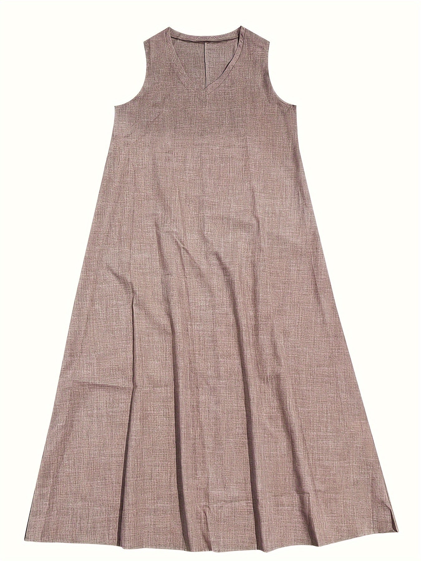 Femme™ | Sleeveless Textured Maxi Dress