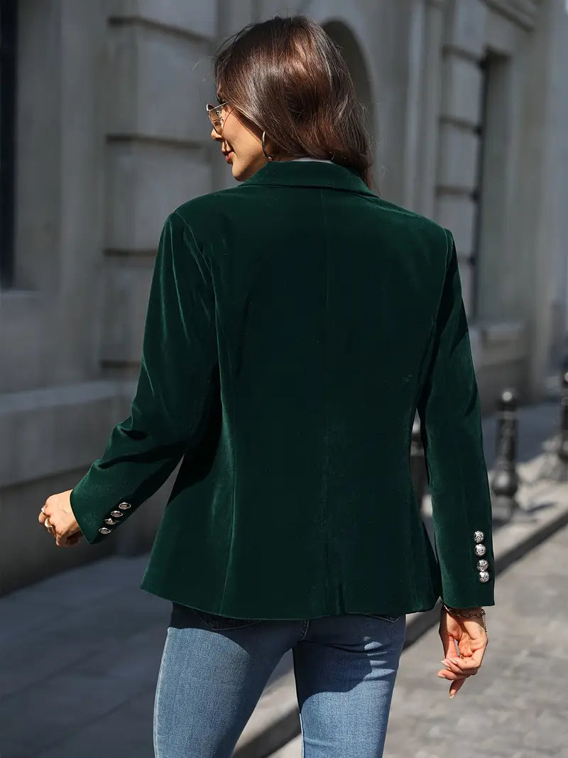 Femme™ | Elegant Velvet Blazer