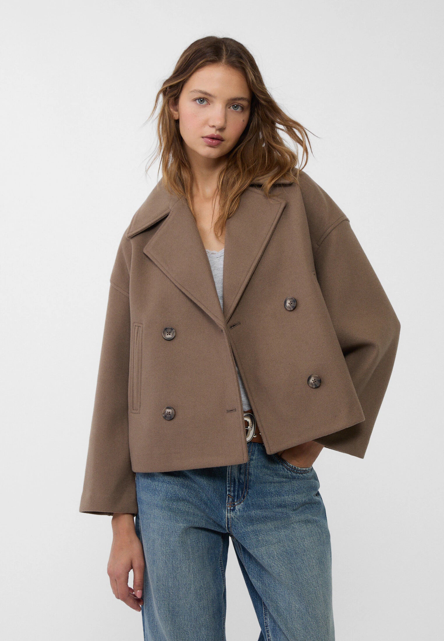 Femme™ | Short Double Breasted Jacket