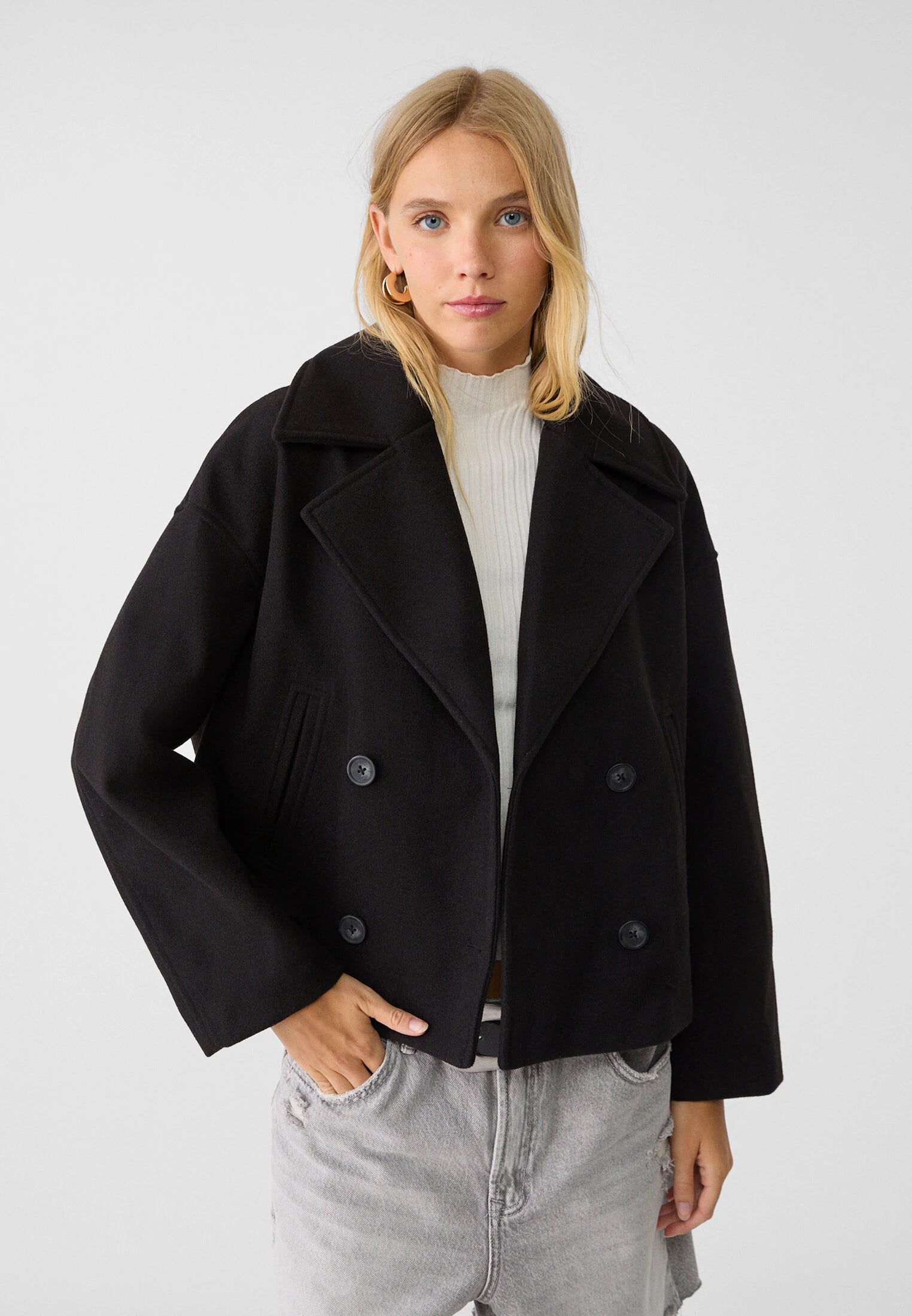 Femme™ | Short Double Breasted Jacket