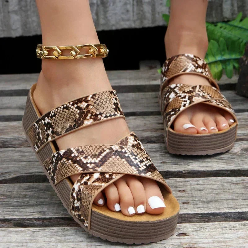 Femme™ | Orthopaedic leather sandals made from high-quality materials