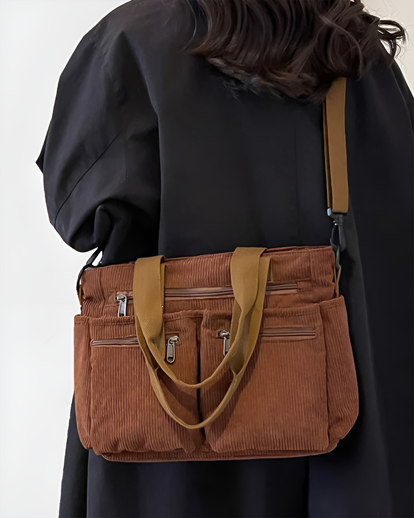 Femme™ | Corduroy Utility Tote Bag